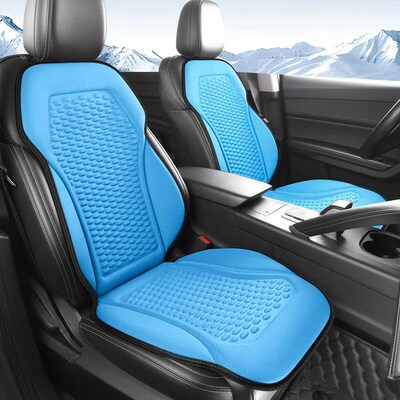 3D Textured Breathable Cooling Summer Car Seat Cushions,Ice