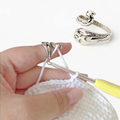 1PC DIY Multi Style Ring Knitting Loop Crochet Tool Sewing P