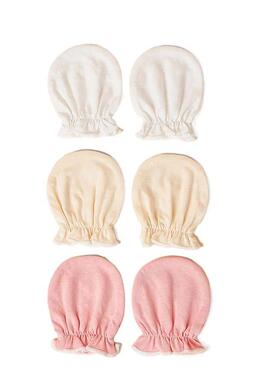 3 Pairs/Set Baby Cotton Soft Mitten Newborn Anti-eat Hand An