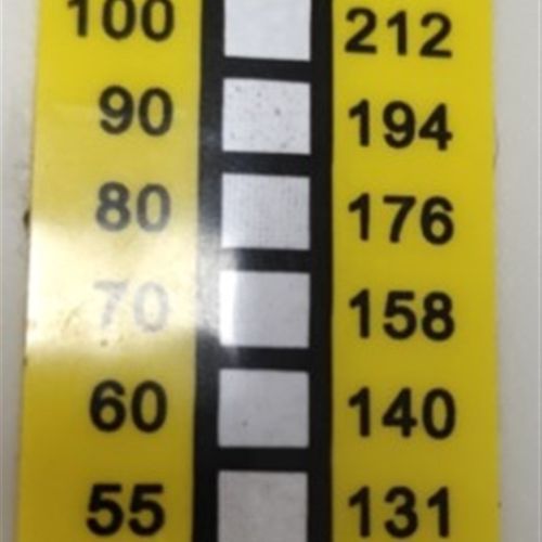 多格测温纸HQX-0度变色感温贴 测温贴片 温度标签 热敏试纸