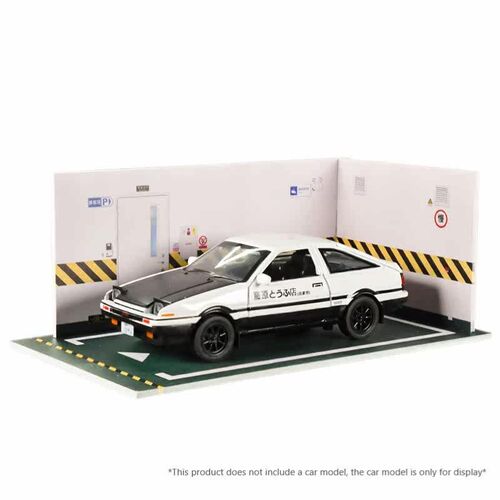 Scale Plastic DIY Model PVC Parking Lot Space Scene Garage H