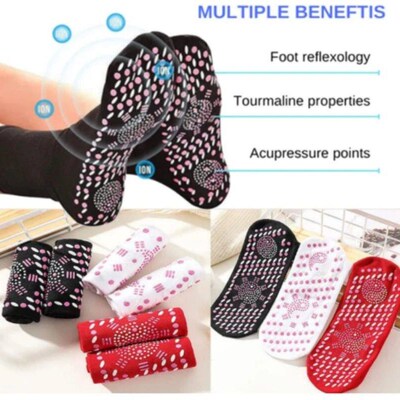 1/6Pairs Tourmaline Slimming Health Sock Winter Elastic Ther