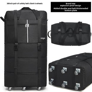 Large Suitcase Big Travel Bag 100 inch Case Luggage Trolley