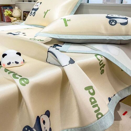 Cartoon Print Summer Cooling Mat 800D Soft Comfortable Cool