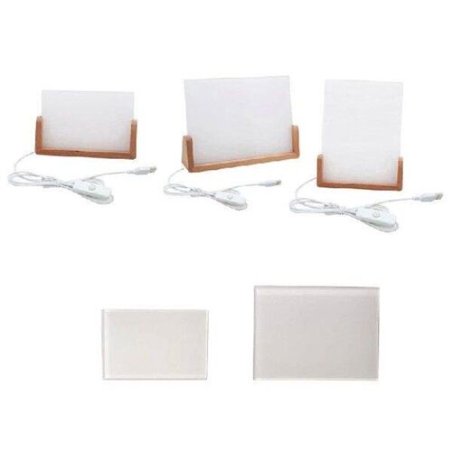 Acrylic LED Lighted Sublimation Photo Frame with Stand Heat