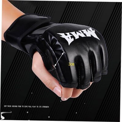 Thick Boxing Gloves Mma Gloves Half Finger Sanda Taekwondo 1