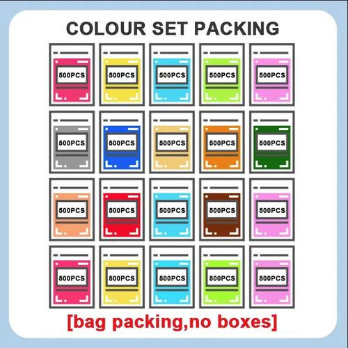 Yantjouet 2.6mm Yant Beads 72colors/set Black White Mini Bea