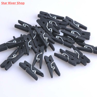 Wooden Clothespin Clips Office Party Decoration Accessories