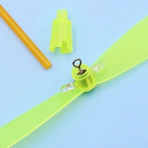 Childrens Outdoor Bamboo Dragonfly Toys Luminous Pull Wire