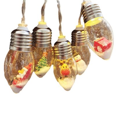 Christmas LED bulb lights, Santa Claus colored lights彩灯