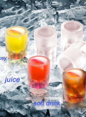 1pcs Ice Cube Tray Mold Makes Shot Glasses Ice Mould Novelty
