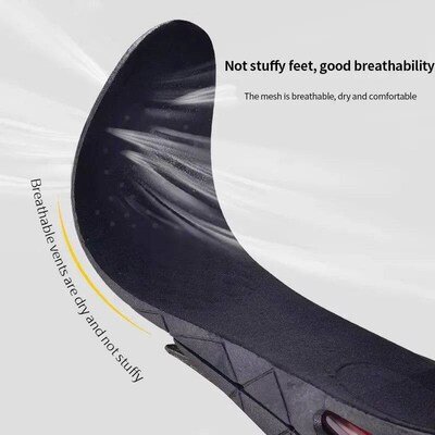 Height Increase Insoles Air Cushion Elevator Shoe Insole Lif