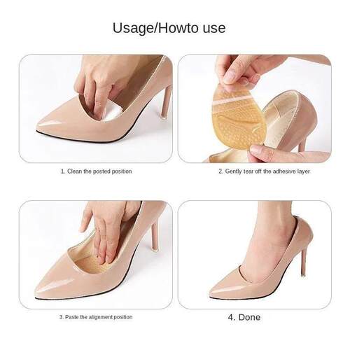 Silicone Forefoot Insert Metatarsal Pads for Women High Heel