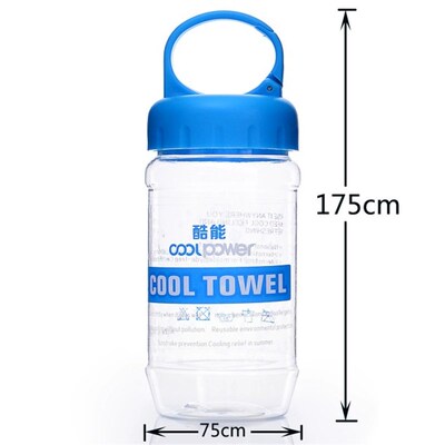 Bottled sports towel cold quick dry wipe for running