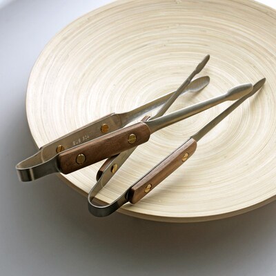 Korean style stainless steel barbecue clip food clip