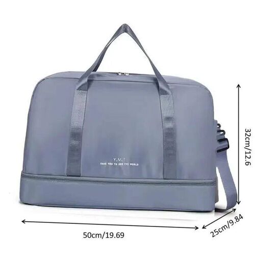 Travel Waterproof Duffel Gym Tote Bag Weekender Carry on Ove