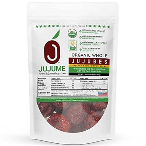 JUJUME  USDA Organic California Grown Jujubes Red Dates