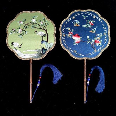 Suzhou Double Sided Embroidery Classical Decorative Fan
