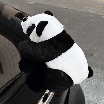 汽车尾部挂件车外玩偶可爱卡通车载车屁股后备箱摆件车外装饰品