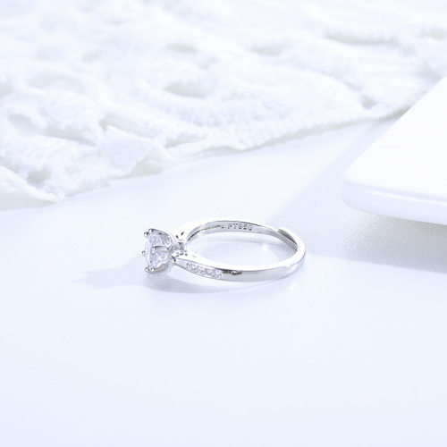 Romantic Princess One Carat Moissanite Ring Female Live Adju