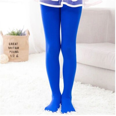 Kids Girls Pantyhose Ballet Dance Tights Candy Color Velvet