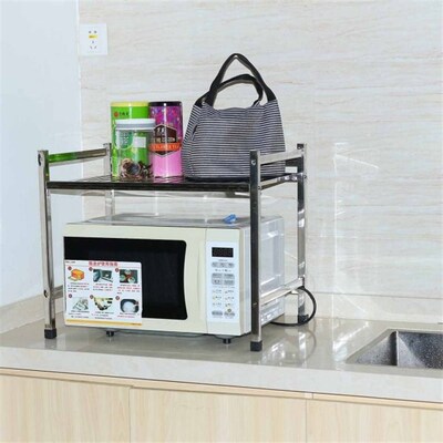 Microwave Shelf Rack Kitchen Spice Organizer Multifunctional