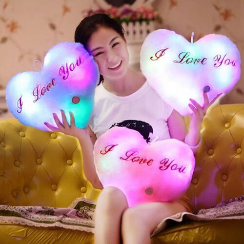 34CM Creative Toy Luminous Pillow Soft Stuffed Plush Glowing