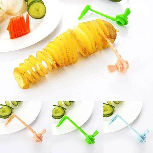 1PC Potato Spiral Hand Cucumber Cutter CrotSpiralizer Spir