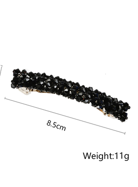 Sweet Color Crystal Spring Hair Clips Pins Handmade Beads Ha