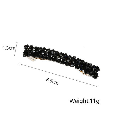 Sweet Color Crystal Spring Hair Clips Pins Handmade Beads Ha