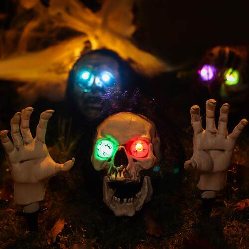 Skull horror prop Halloween Grounded Skeleton Ghost hand骷髅