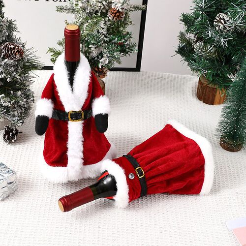New Creative Red Wine Bag Christmas Dress Wine Bottle Cover