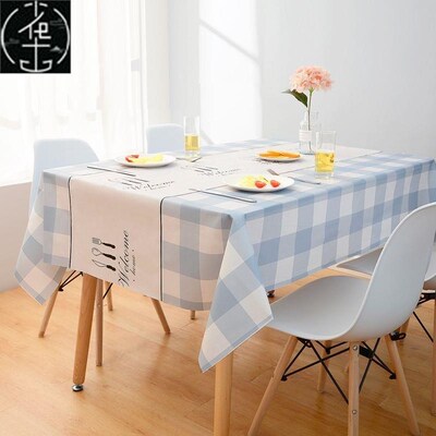 waterproof tablecloth plastic washable  table cover mat big