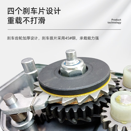 卷霸大棚卷膜器绞膜机卷帘机手动农业温室配件养殖场通风放风机