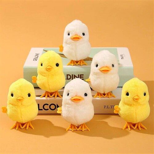Cute Wind Up Plush Chick Toy Cwork Walking Stuffed