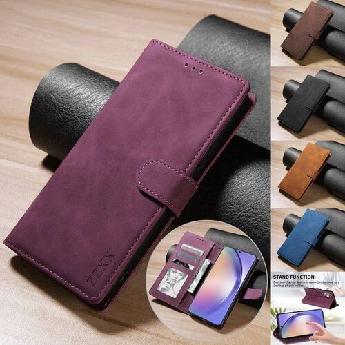 Wallet Anti Drop Magneti Flip With Photo Frame Leather Case