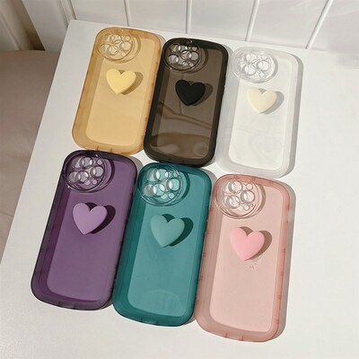 Full Love Heart Case Cover for Iphone 13 12 11 pro max XR 15