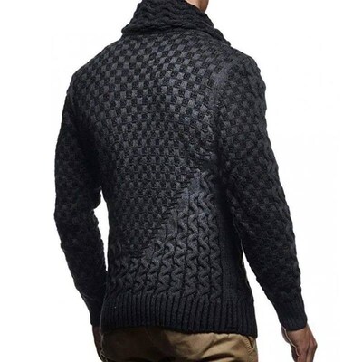 Man Sweaters Sreetwear Clothes Turtleneck Sweater Men L Xl L