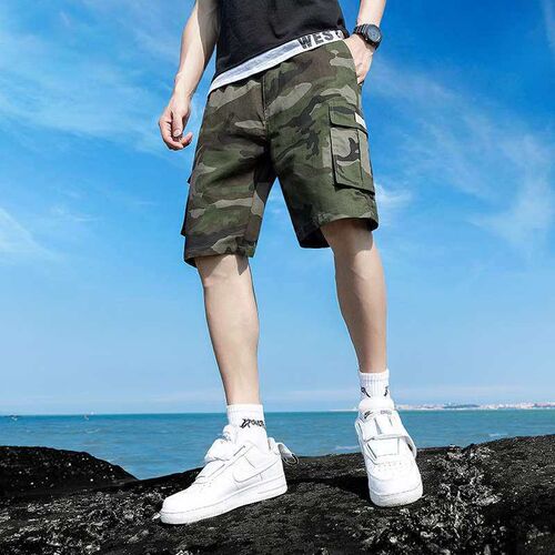 Summer Loose Mens Faionable Tooling orts Plus Fertilizer Pl