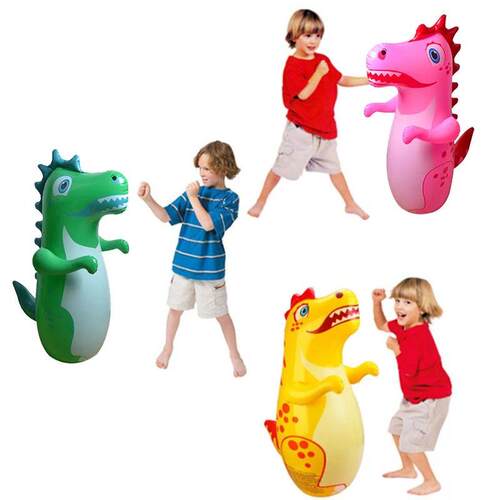 Children Adult Tumbler Boxing Inflatable Standing Punching B