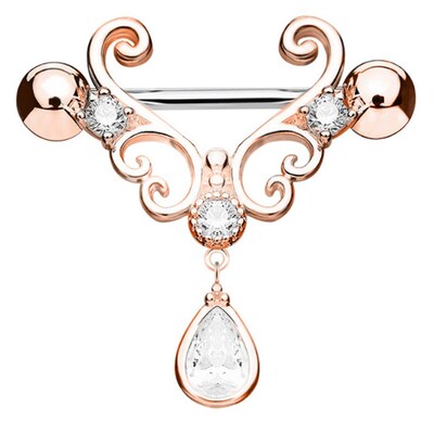 2021 1/2Pcs Body Piercing Jewelry Titanium Nipple Piercing H