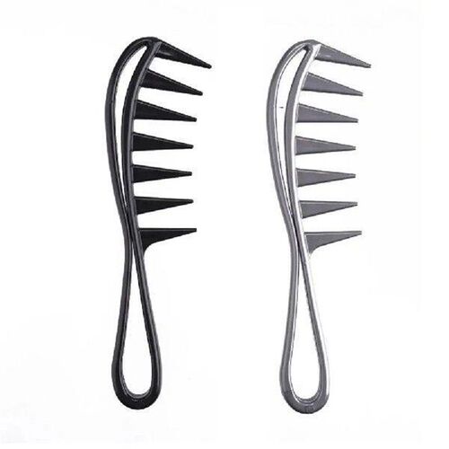 Hair Salon Hairdressing Comb Massage Wide Tooth Plastic