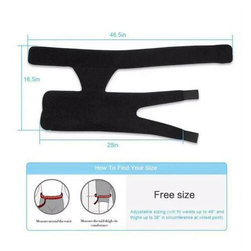 Hip Brace Thigh Compression Sleeve Hamstring Groin Support W