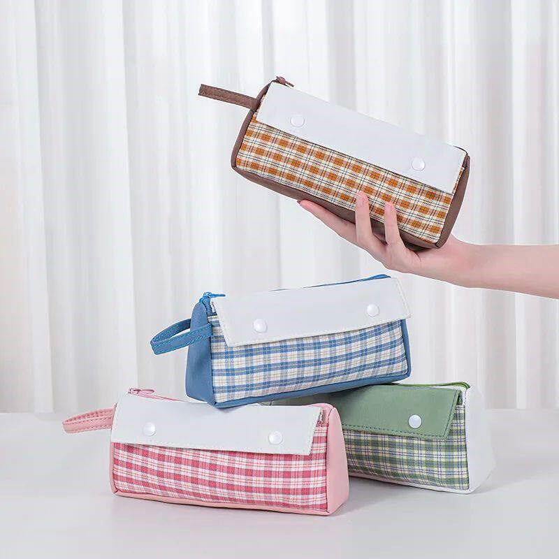 Japanese Style Fresh Plaid Combi