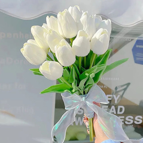 35 cm Tulip Flower Artificial Tulip Bouquet 10/5Pcs PE foam
