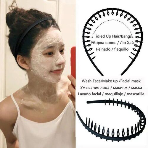 3PCS Fashion Non-slip Hair Bands for Women Men Simple Headba