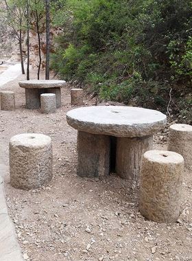 老石碾子石磨旧石碾盘手推磨盘旧石器老石头磙子老式怀旧民俗摆件