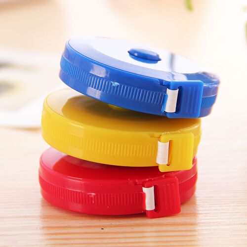 Cute Plastic Mini Tape Measure 15m Auto Telescopic Soft Rule