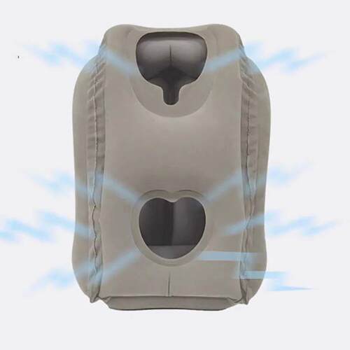 PVC Inflatable Travel Sleeping Pillow Portable Cushion Neck
