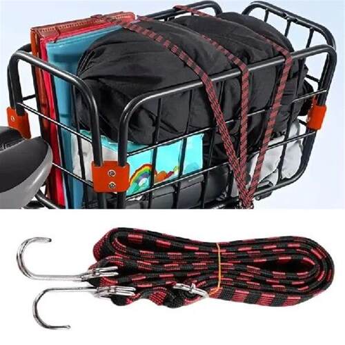 Elastic Bike Strap 39.37 Inch Heavy Duty Outdoor Rubber
